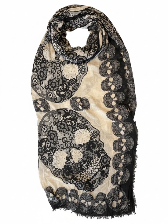 Express Accessories - Express Alexander McQueen skull scarf
